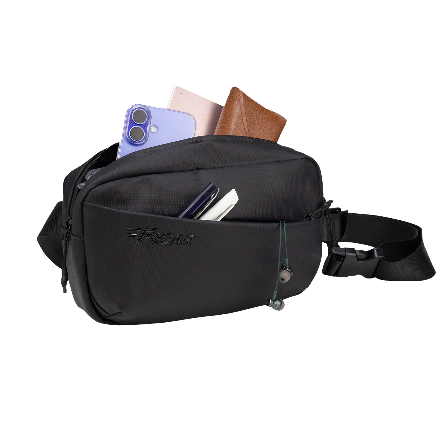 Sterling 3L Black Crossbody Bag