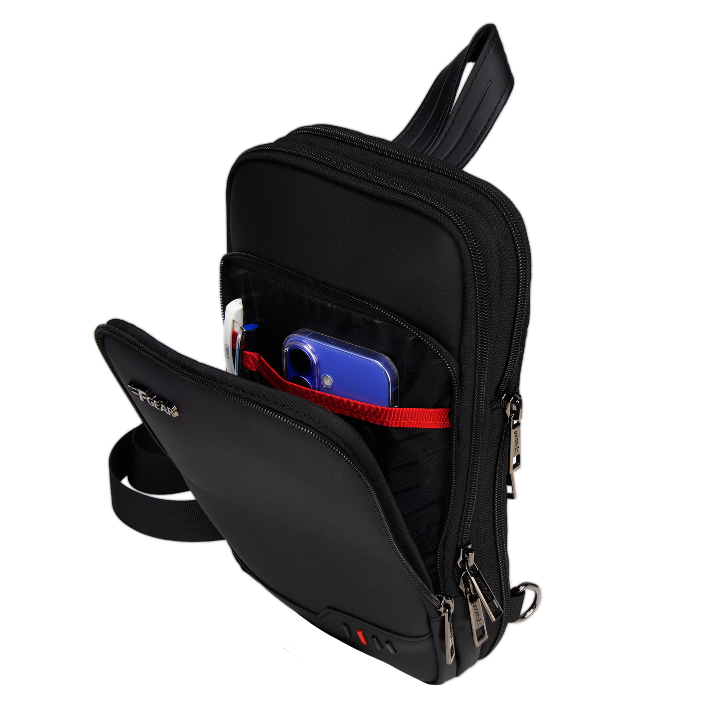 Aspen 8L Black Crossbody Sling Soft Bag