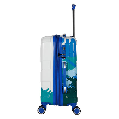 Picasso 20" Blue Expandable Cabin (Small) Suitcase