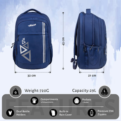 Noir 29L Navy Backpack