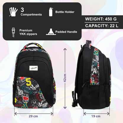 Haven 22L Black Chill Out Backpack