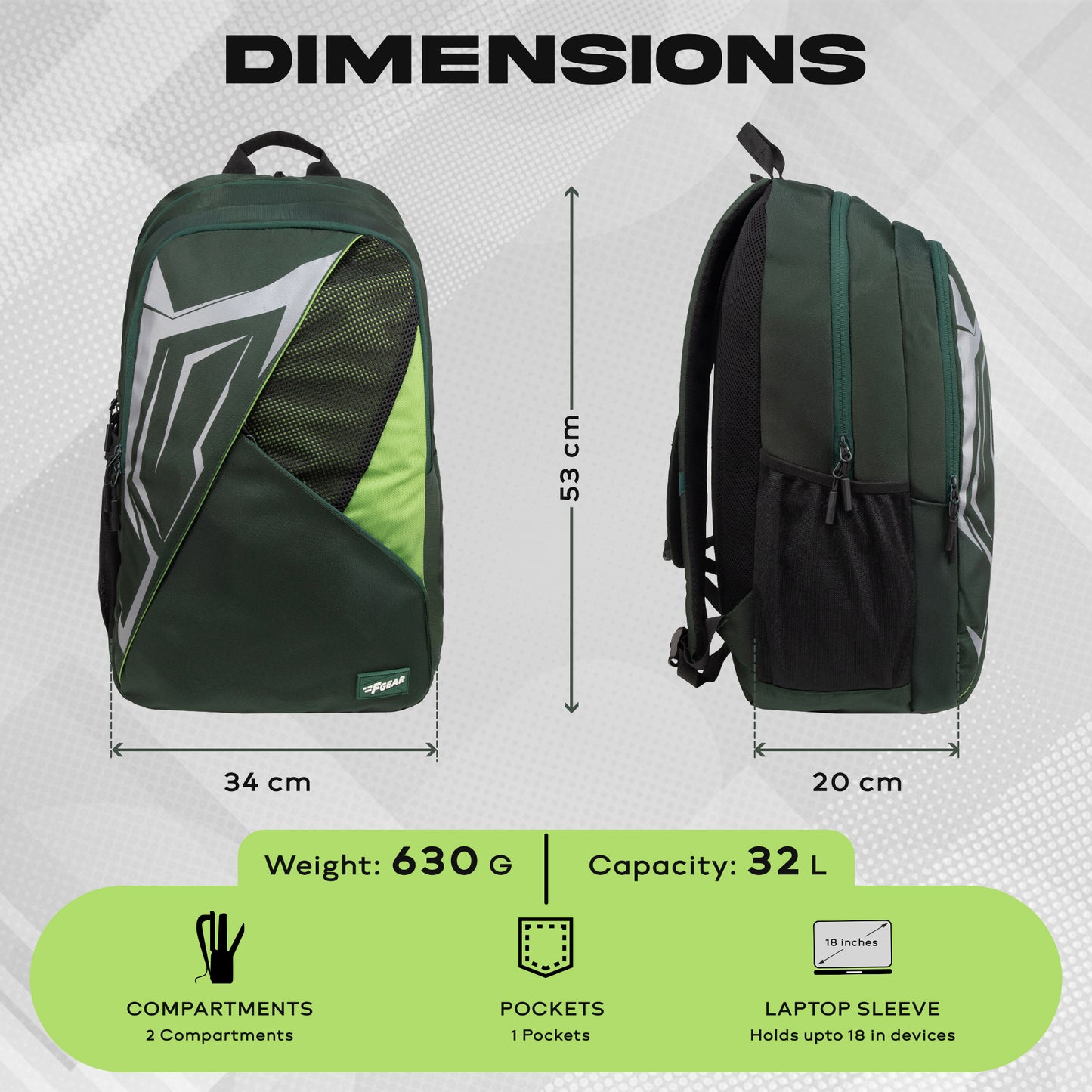 Prowler 32L Spruce Green Backpack