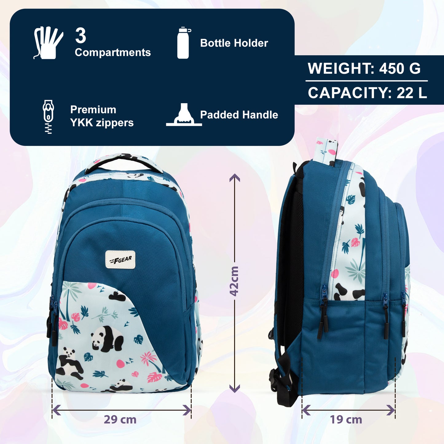 Haven 22L IceBerg Panda Backpack