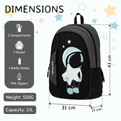 Spacewalker 21L Dark Grey Backpack