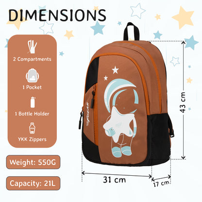 Spacewalker 21L Mocha Mousse Backpack