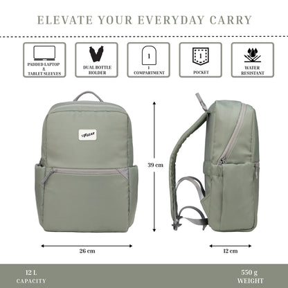 Cannes Forest Fog 12L Laptop Backpack