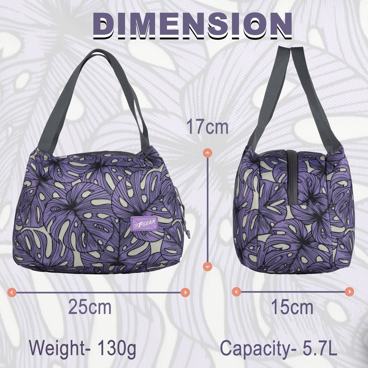Tidbit 6L Lavender Lunch Bag