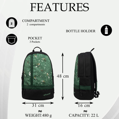 Burner 19L Warren Green Backpack