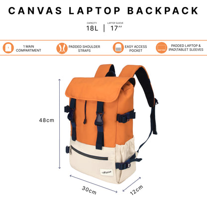 Canyon 18L Cosmic Orange Laptop Backpack