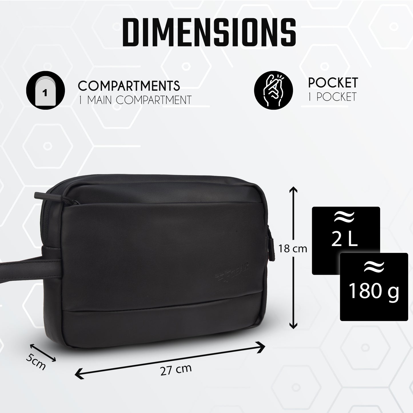 Elon Black Travel Kit