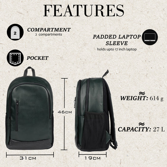 Bi Frost Executive 27L Olive Green Laptop Backpack