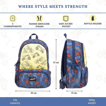 Colour Buddy 12L Blue Racing Backpack