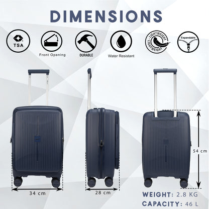 F Gear Myton Small Front Opening Navy Cabin Strolley