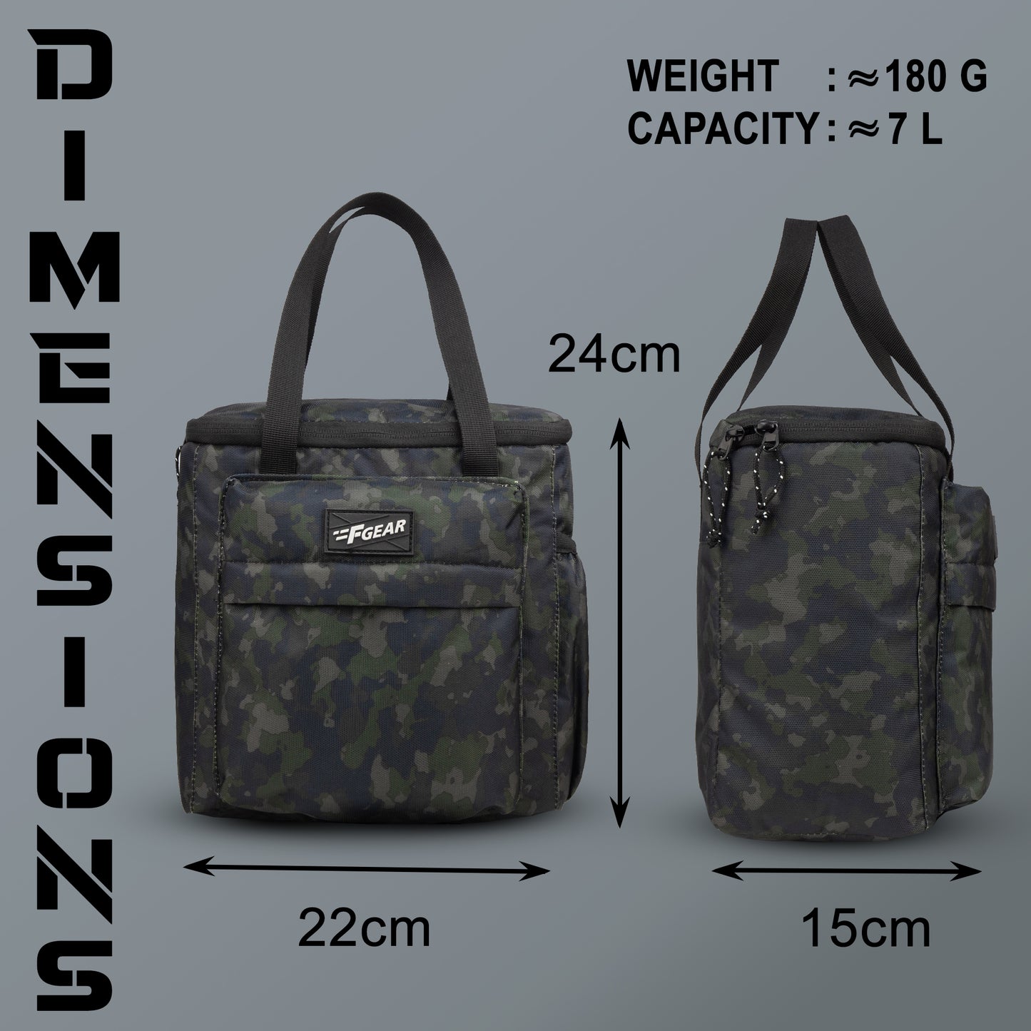 Hoover 7L Wild Moss Lunch Bag
