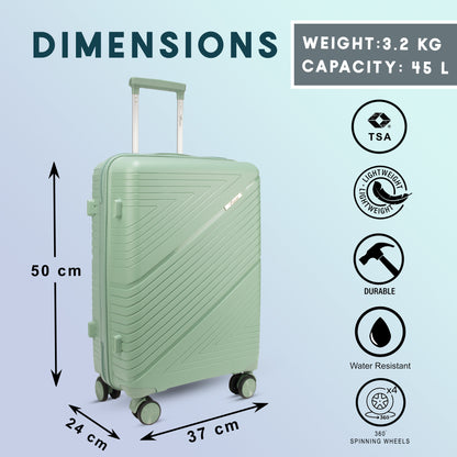 Aegis 22" Pista Green Cabin Small Suitcase