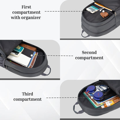Polaris 37L Grey Backpack