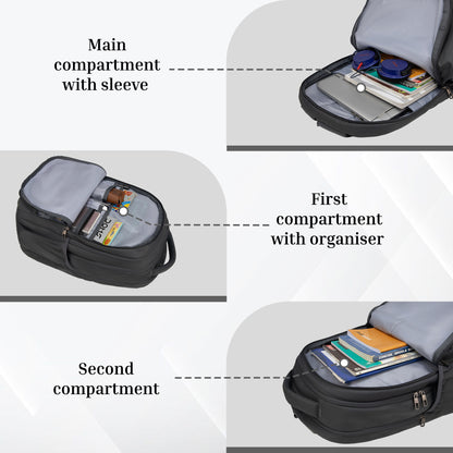 Arashi Grey 35L Backpack