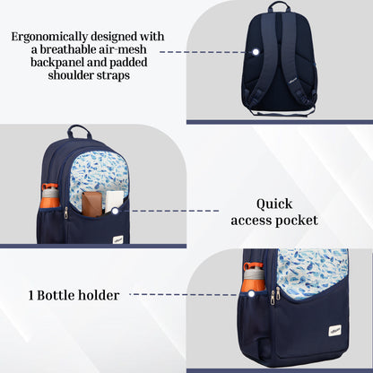 Polaris 37L Navy Backpack