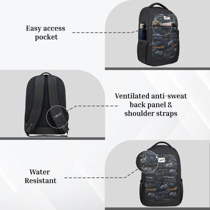 Arashi Grey 35L Backpack
