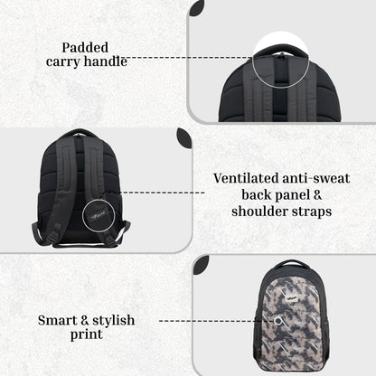 Shinra 34L Grey Backpack