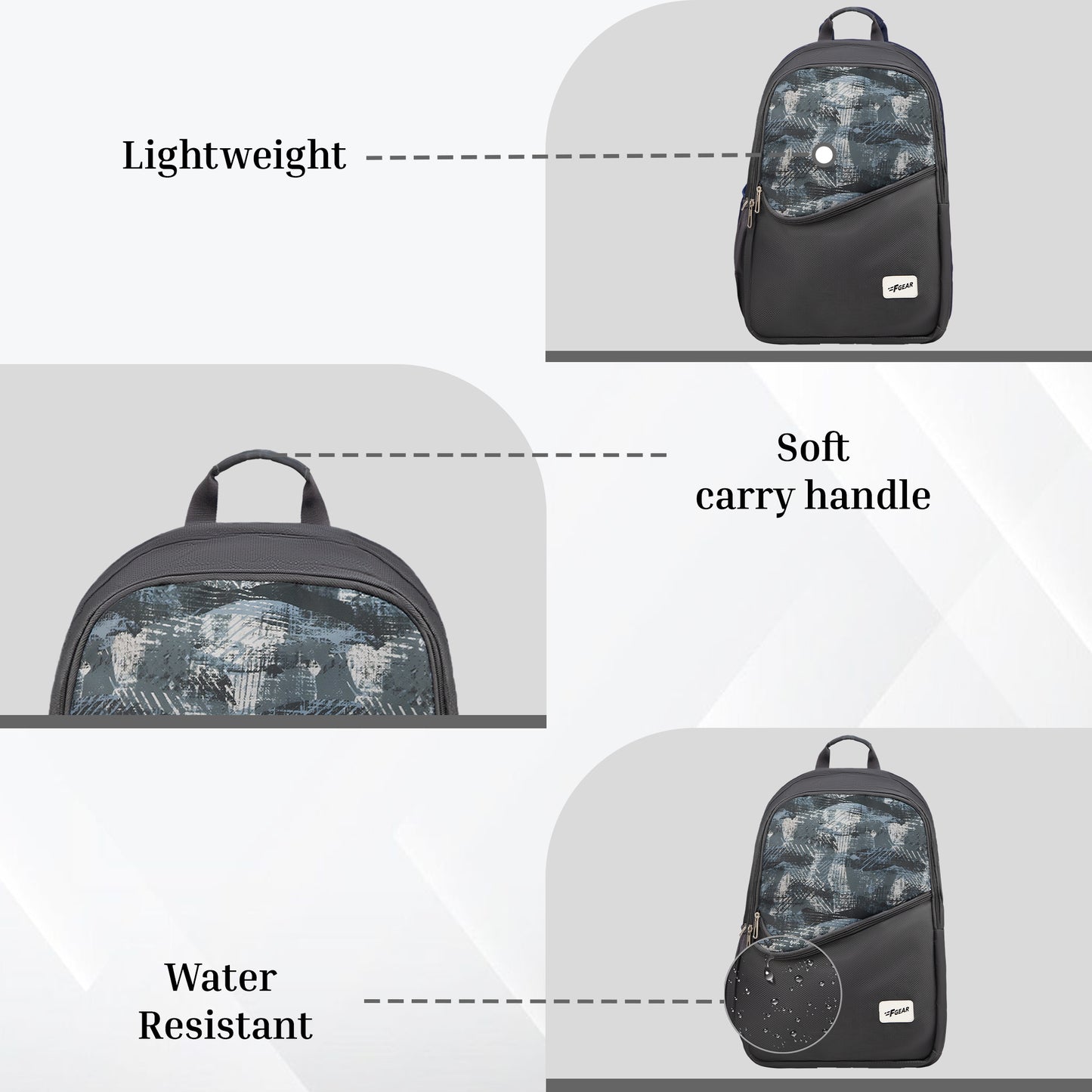Polaris 37L Grey Backpack