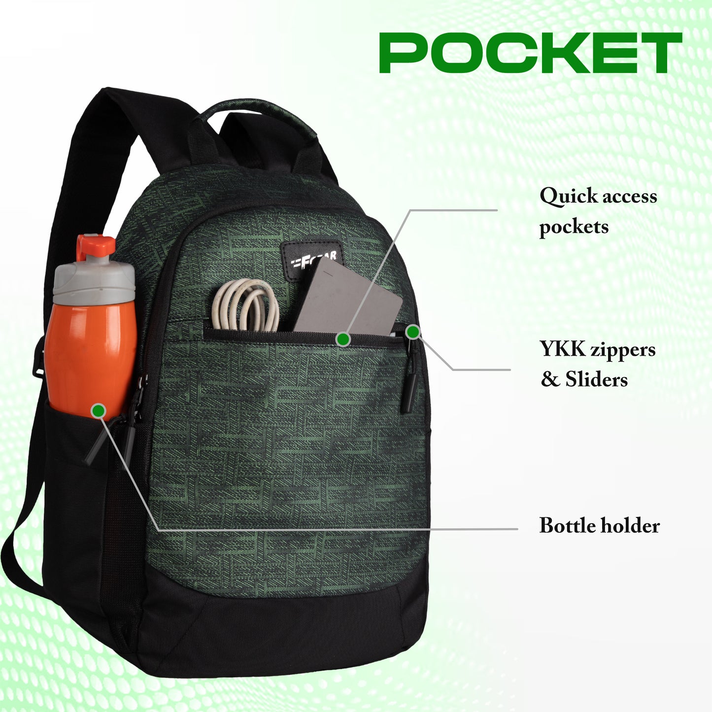 Noxe 10L Green Backpack