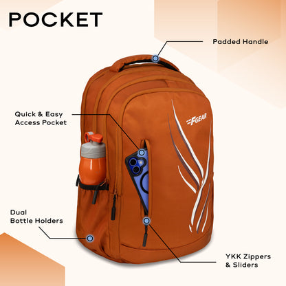 Poem 30L Brick Orange Backpack
