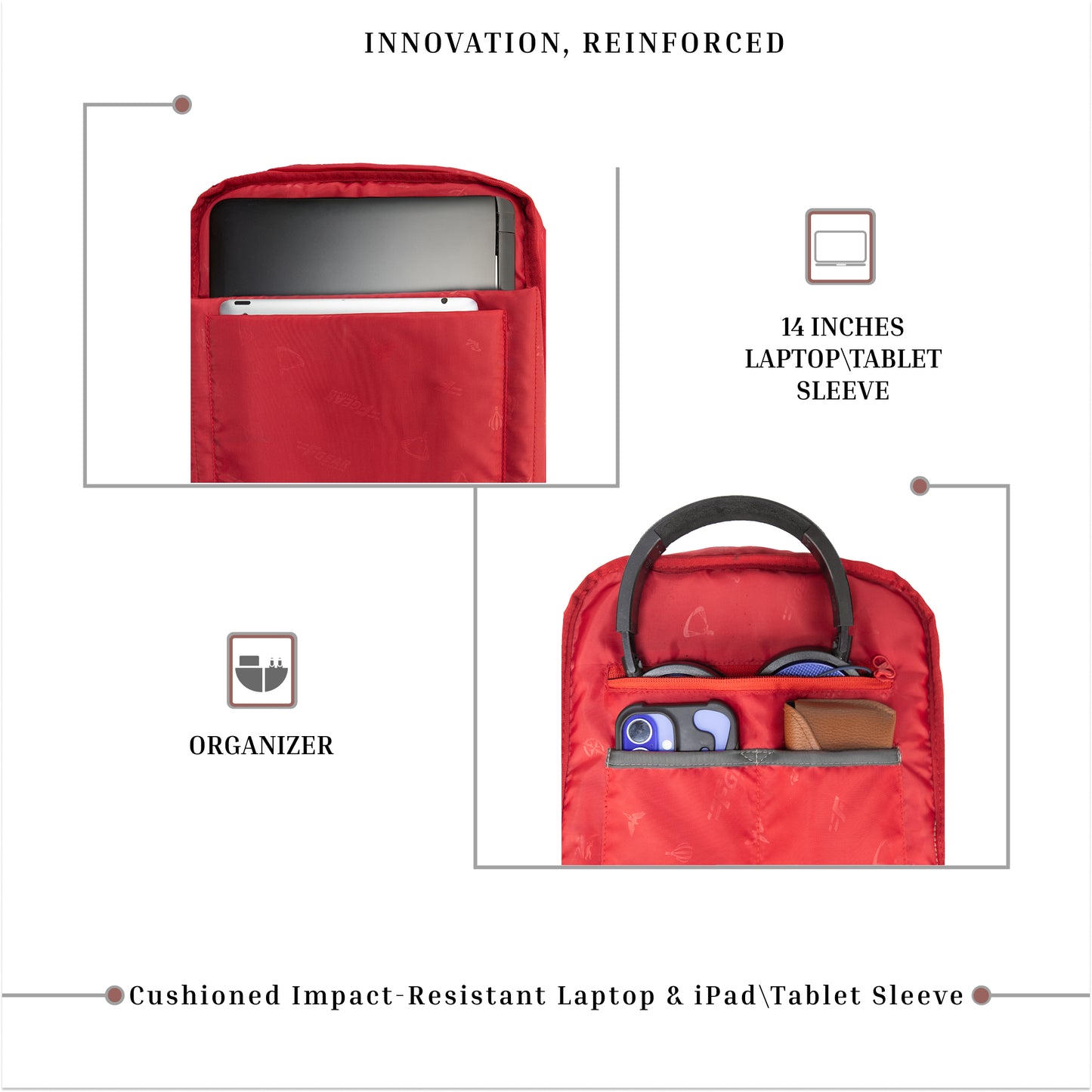 Cannes Berry Sorbet 12L Laptop Backpack