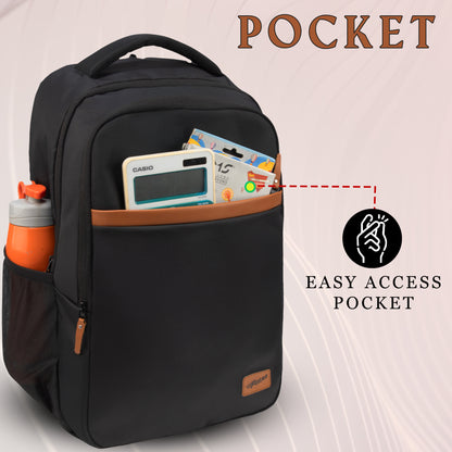 Lynk 30L Black Laptop Backpack