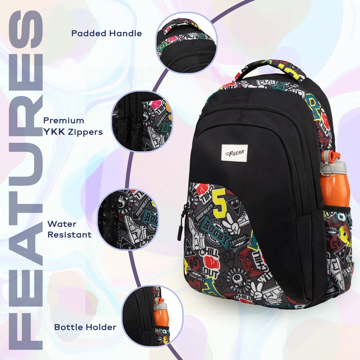 Haven 22L Black Chill Out Backpack