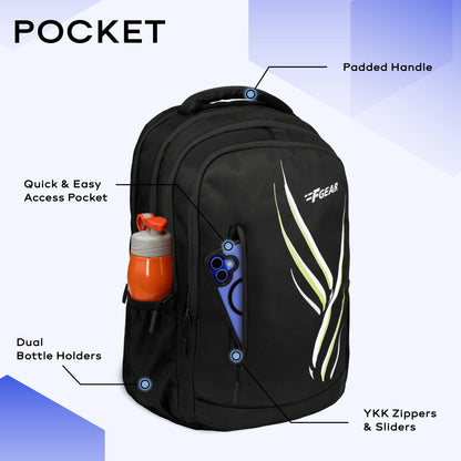 Poem 30L Black Backpack