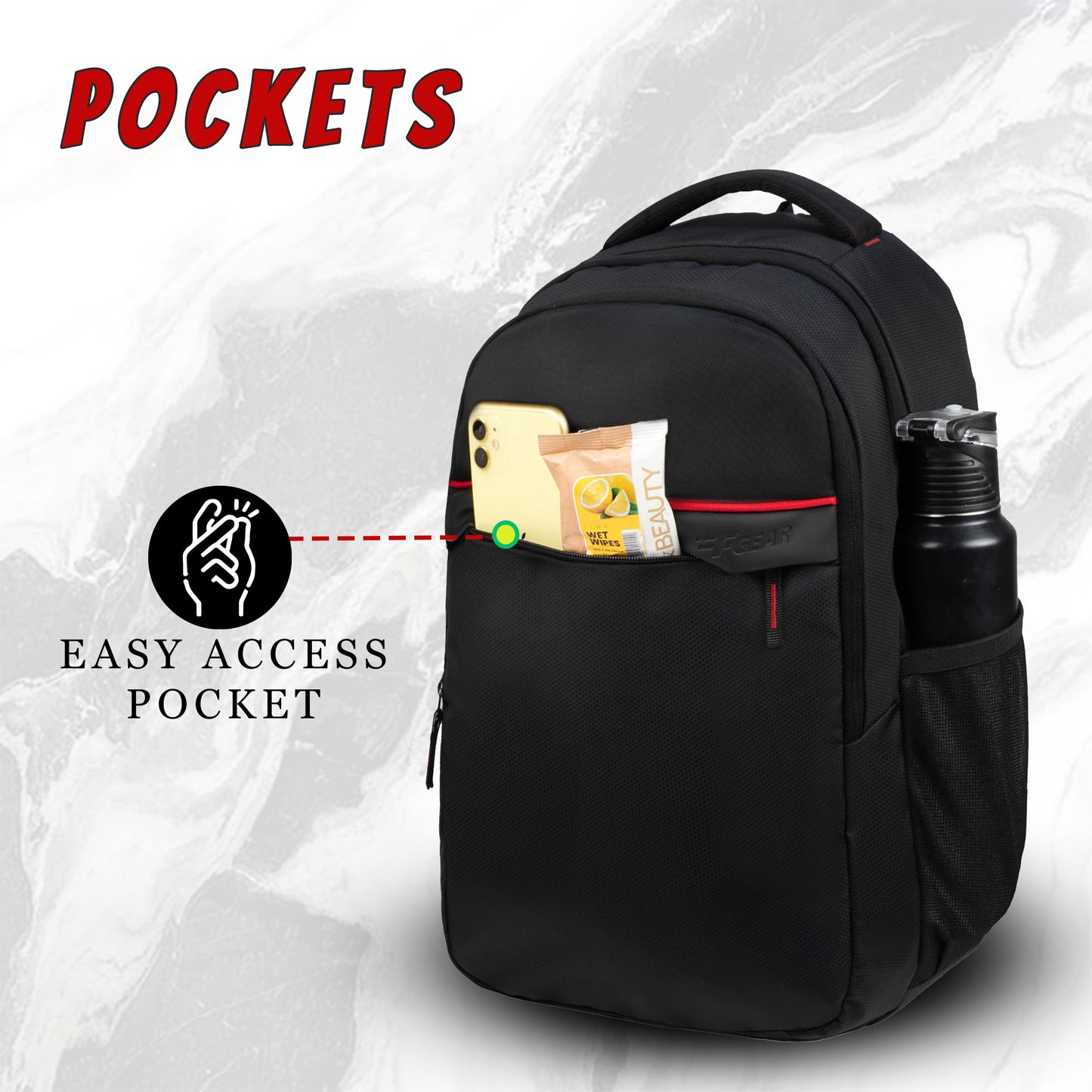 Omni 24L Black Laptop Backpack