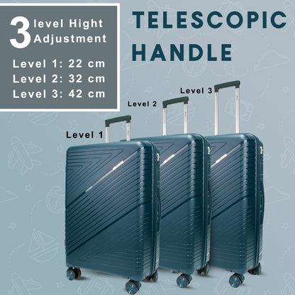 Aegis 26" Prussian Blue Check-in Medium Suitcase