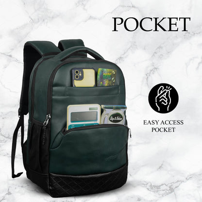 Luxur 25L Olive Green Laptop Backpack