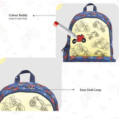 Colour Buddy 12L Blue Racing Backpack