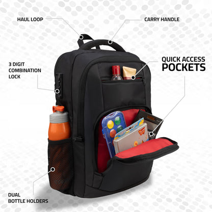 Vanta 22L Black Laptop Backpack
