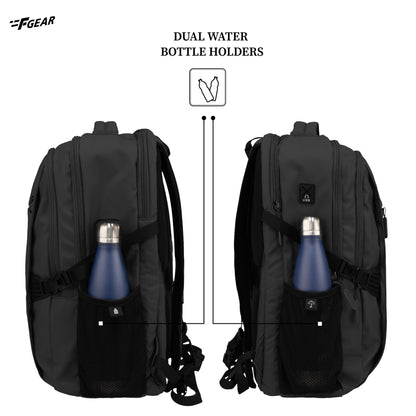 Amalfi 30L Black Laptop Backpack