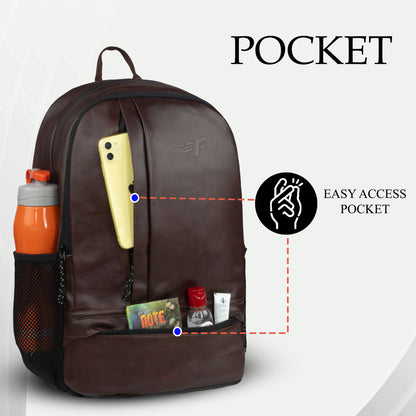 Burner 22L Brown Laptop Backpack