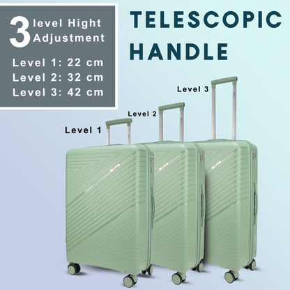 Aegis 26" Pista Green Check-in Medium Suitcase
