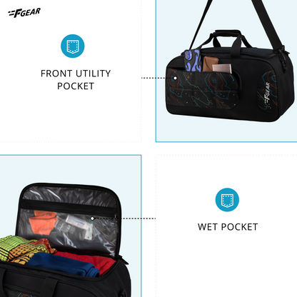 Enduro Topo 32L Black Travel Duffle bag