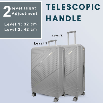 Aegis 30" Light Grey Check-in Large Suitcase