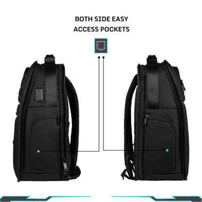 Arvion 22L Black Laptop Backpack