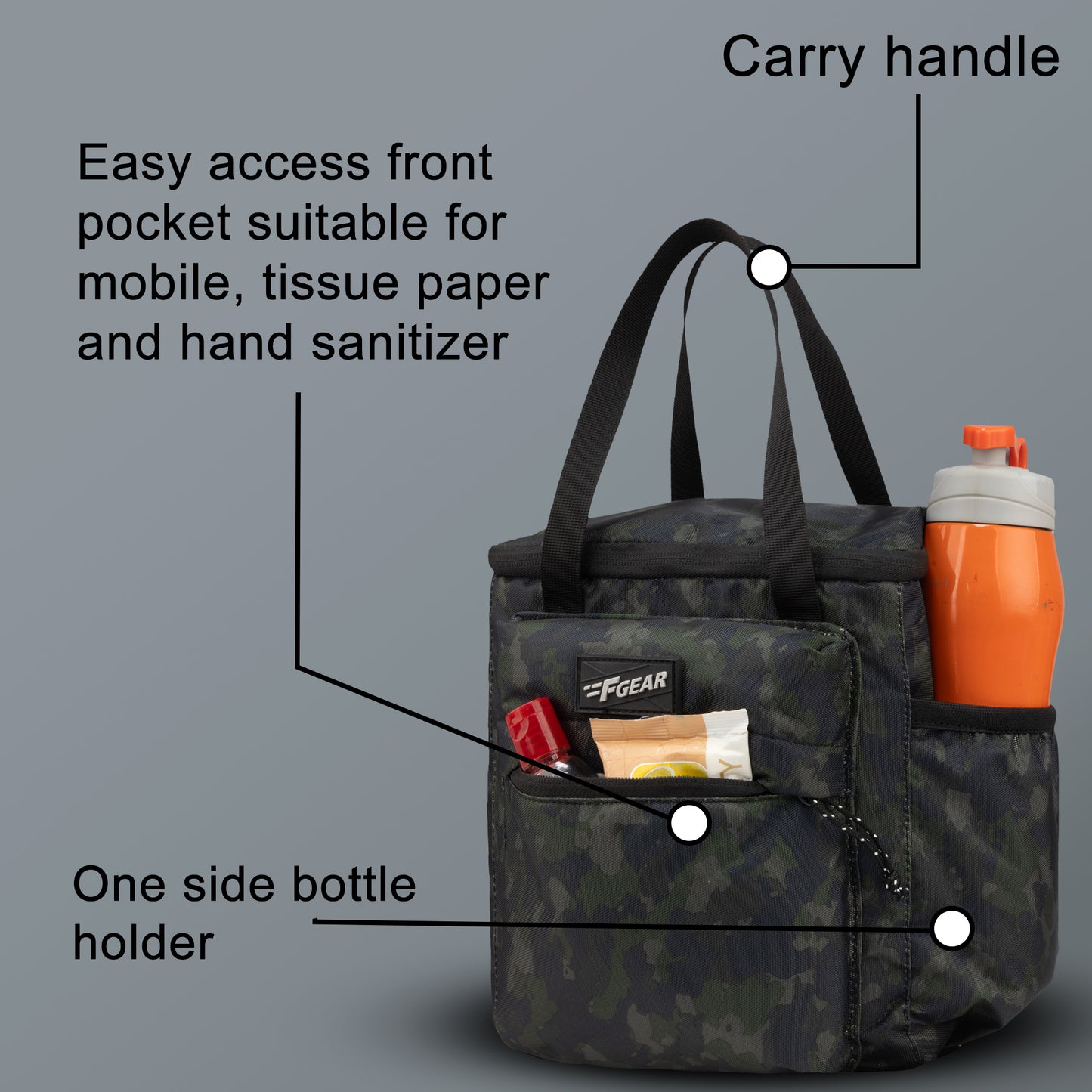 Hoover 7L Wild Moss Lunch Bag