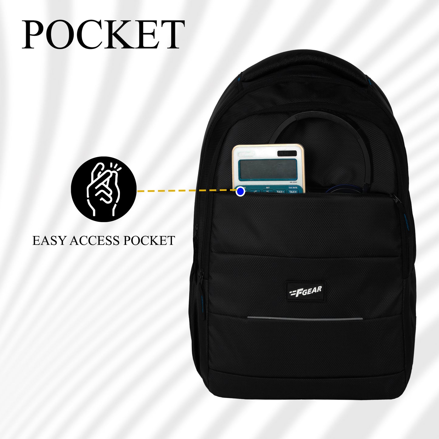 Ranch Black 26L Laptop Backpack