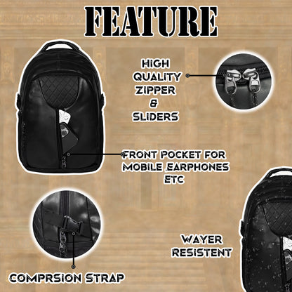 Tycoon 27L Black Laptop Backpack
