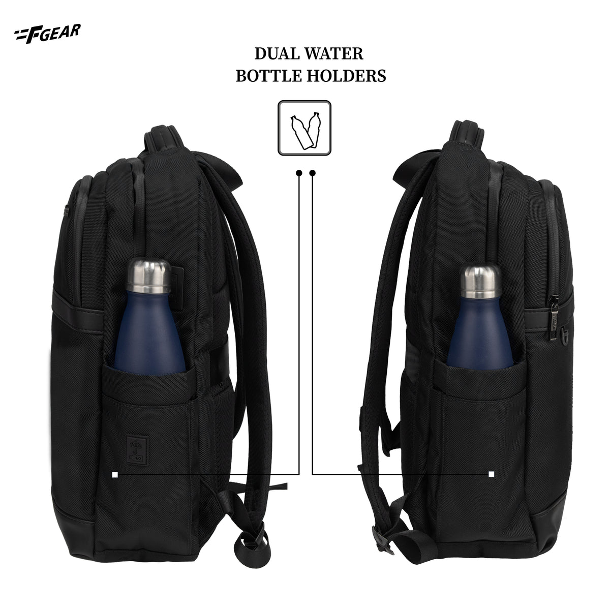 Hallstat 20L Black Tech Laptop Backpack – FGEAR.in