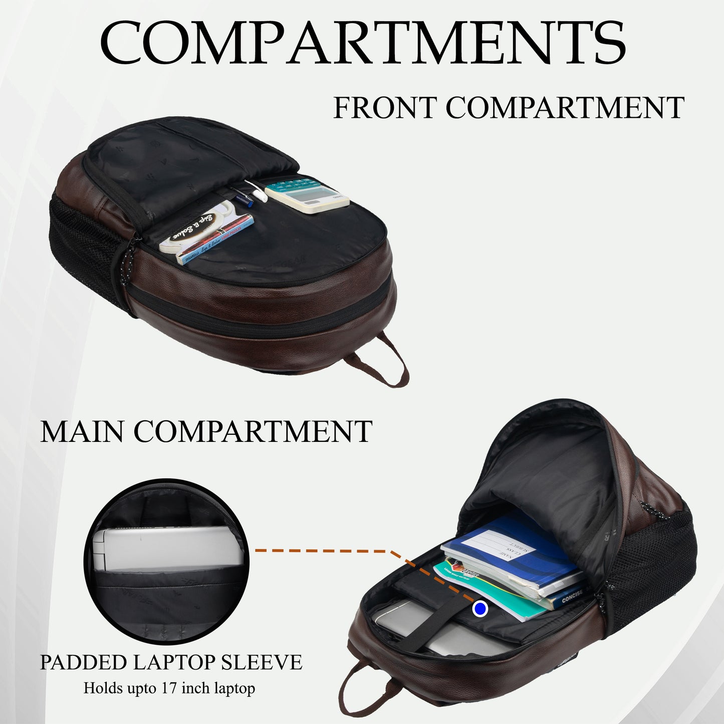 Burner 22L Brown Laptop Backpack