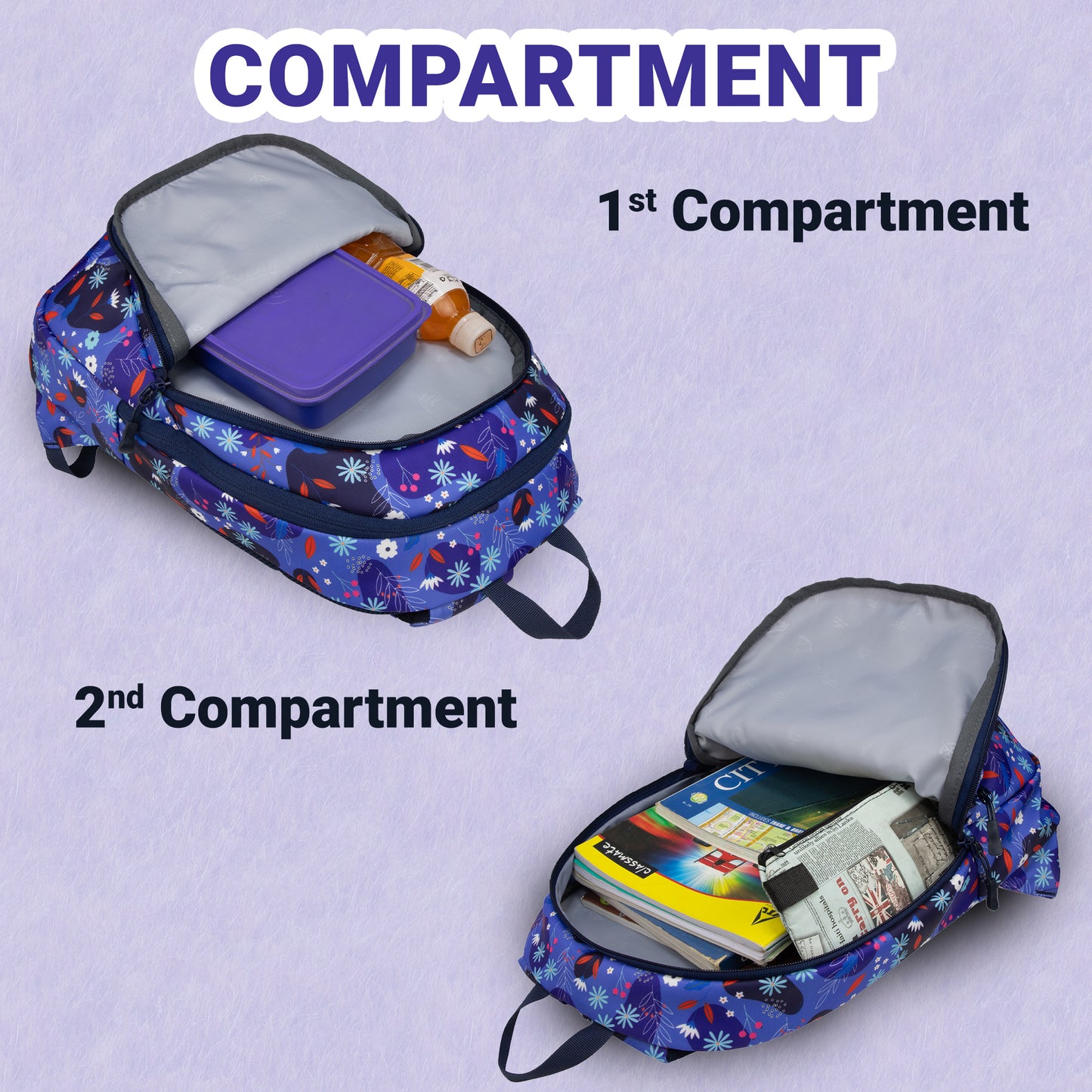Celeste 12L Iris Floral Backpack