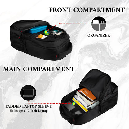 Omni 24L Black Laptop Backpack