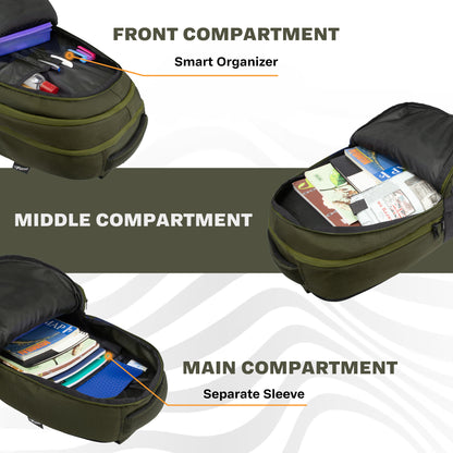 Itachi 31L Olive Green Backpack